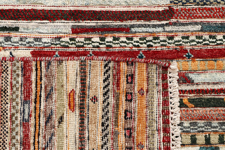 Multi Colored Gabbeh 5' 5 x 8' - No. 61143 - ALRUG Rug Store