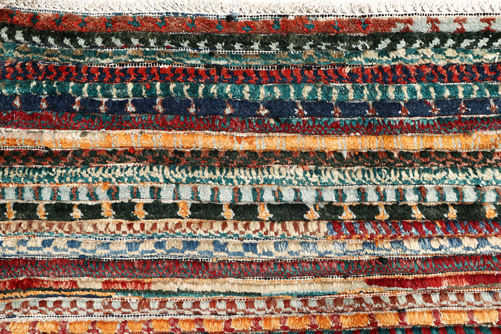 Multi Colored Gabbeh 5' 10 x 8' 10 - No. 61144 - ALRUG Rug Store
