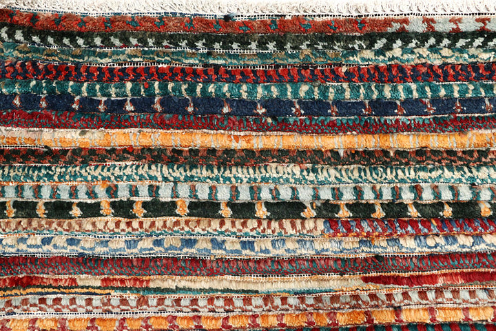 Multi Colored Gabbeh 5' 10 x 8' 10 - No. 61144 - ALRUG Rug Store