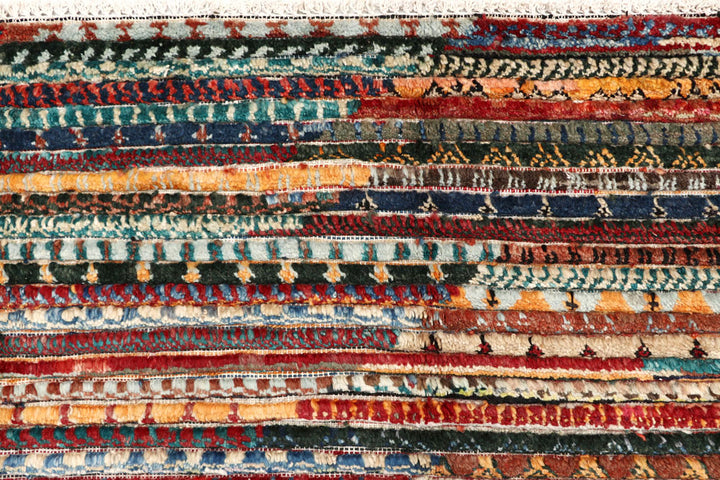 Multi Colored Gabbeh 5' 10 x 8' 10 - No. 61144 - ALRUG Rug Store