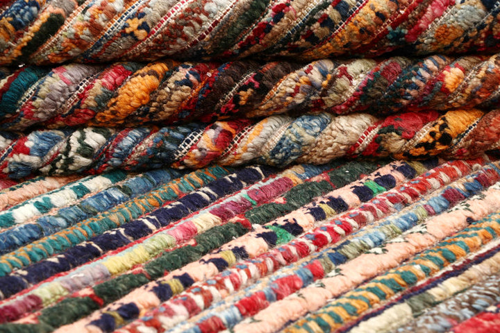 Multi Colored Gabbeh 5' 10 x 8' 10 - No. 61144 - ALRUG Rug Store