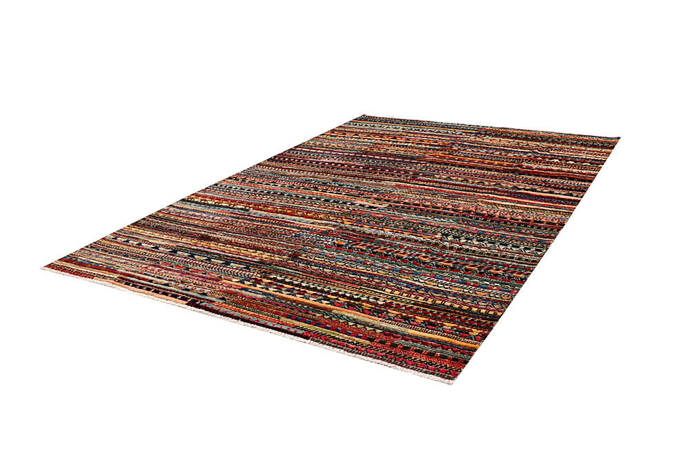 Multi Colored Gabbeh 5' 10 x 8' 10 - No. 61144 - ALRUG Rug Store