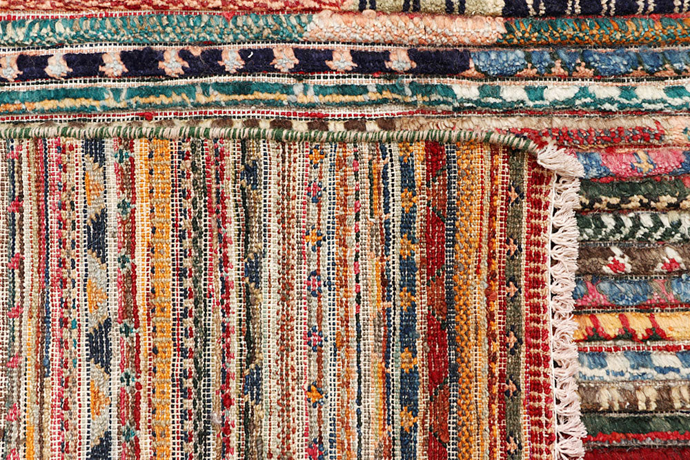 Multi Colored Gabbeh 5' 10 x 8' 10 - No. 61144 - ALRUG Rug Store