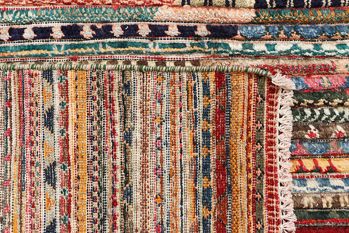 Multi Colored Gabbeh 5' 10 x 8' 10 - No. 61144 - ALRUG Rug Store