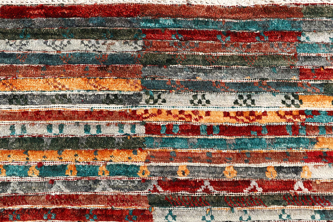 Multi Colored Gabbeh 5' 11 x 8' 10 - No. 61145 - ALRUG Rug Store