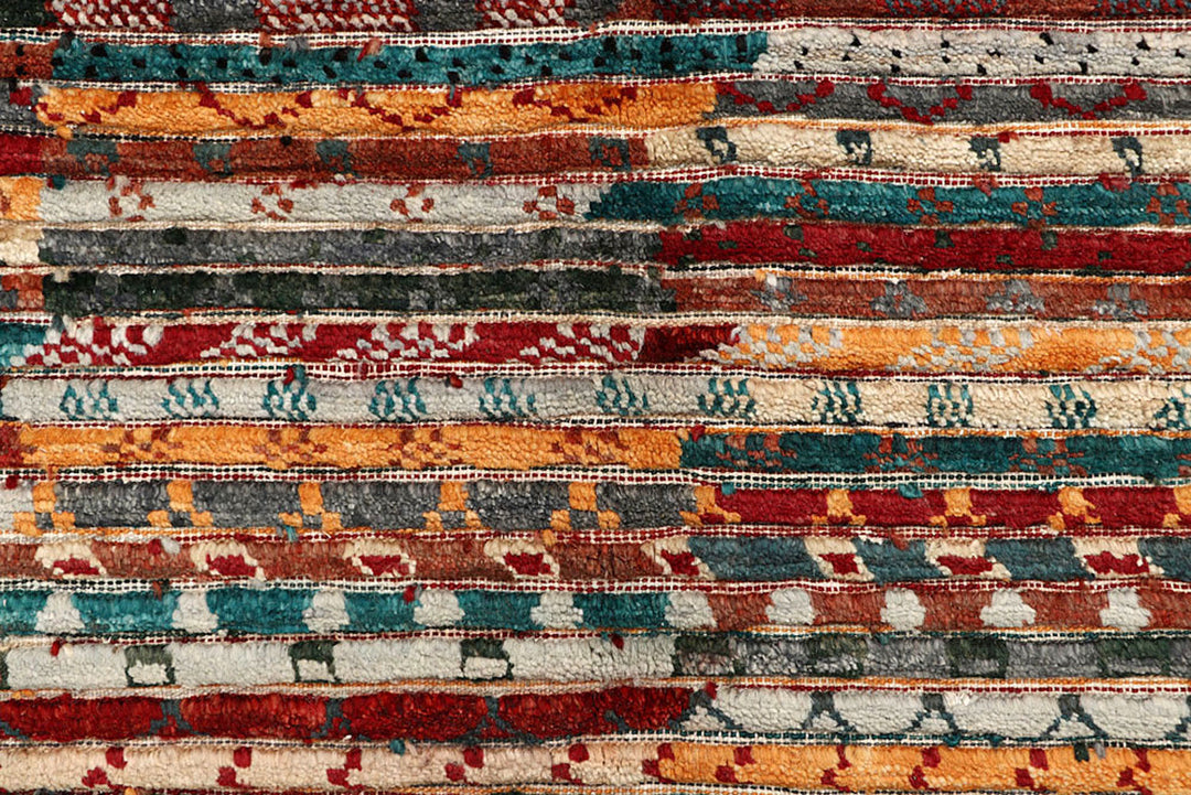 Multi Colored Gabbeh 5' 11 x 8' 10 - No. 61145 - ALRUG Rug Store