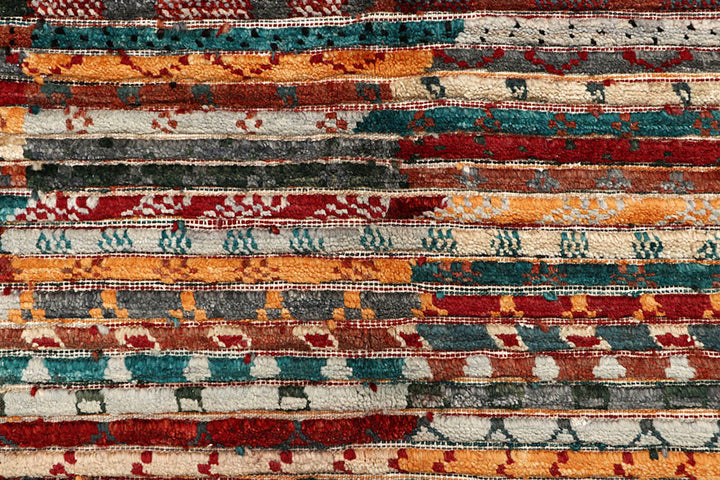 Multi Colored Gabbeh 5' 11 x 8' 10 - No. 61145 - ALRUG Rug Store