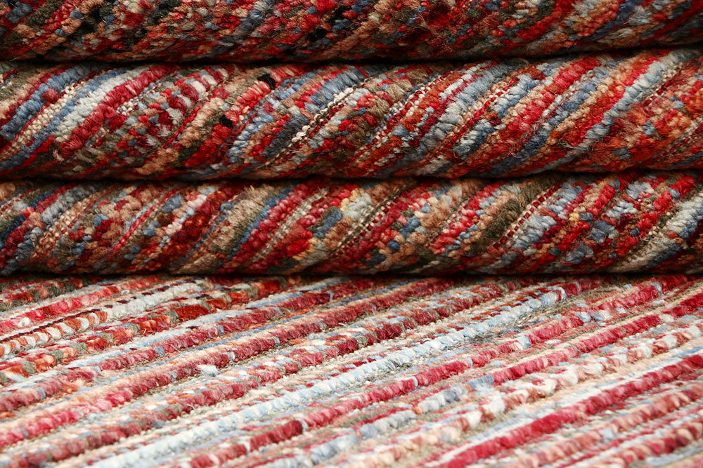 Multi Colored Gabbeh 5' 6 x 8' 6 - No. 61146 - ALRUG Rug Store