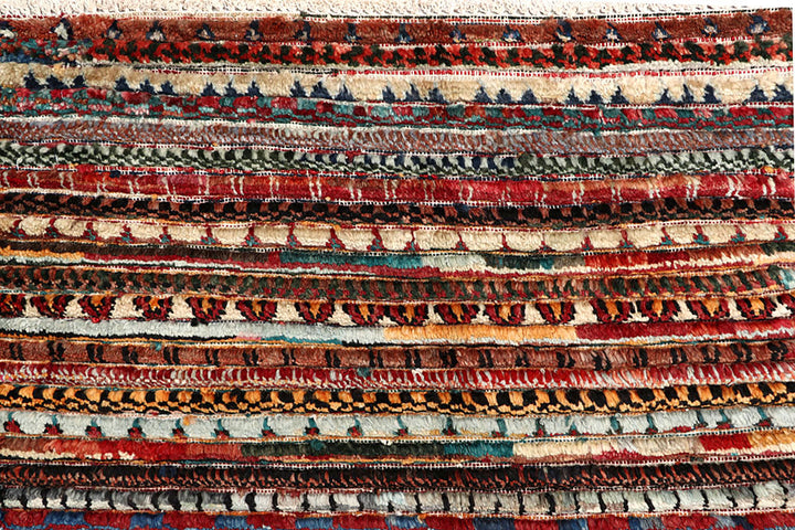 Multi Colored Gabbeh 5' 10 x 8' 10 - No. 61147 - ALRUG Rug Store