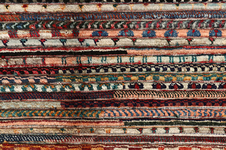 Multi Colored Gabbeh 5' 10 x 8' 10 - No. 61147 - ALRUG Rug Store