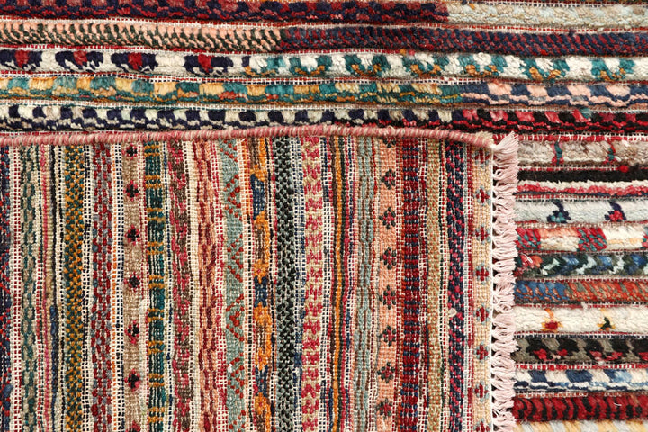 Multi Colored Gabbeh 5' 10 x 8' 10 - No. 61147 - ALRUG Rug Store
