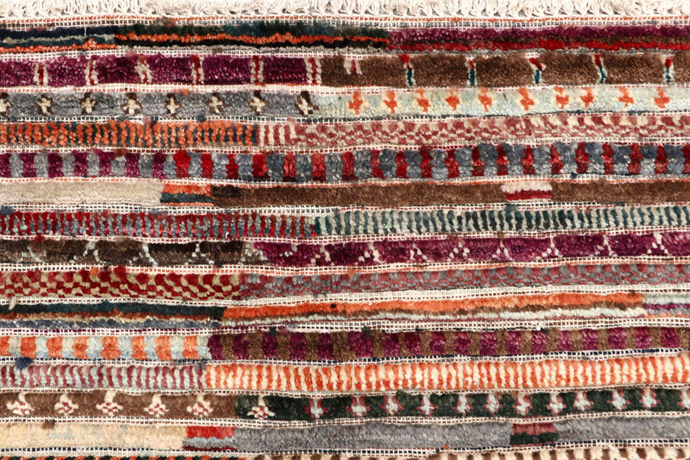 Multi Colored Gabbeh 5' 11 x 9' 1 - No. 61149 - ALRUG Rug Store