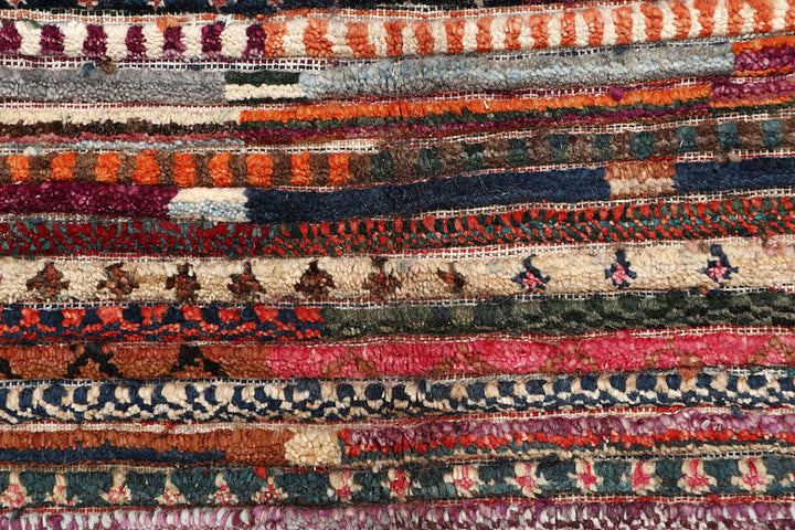 Multi Colored Gabbeh 5' 11 x 9' 1 - No. 61149 - ALRUG Rug Store