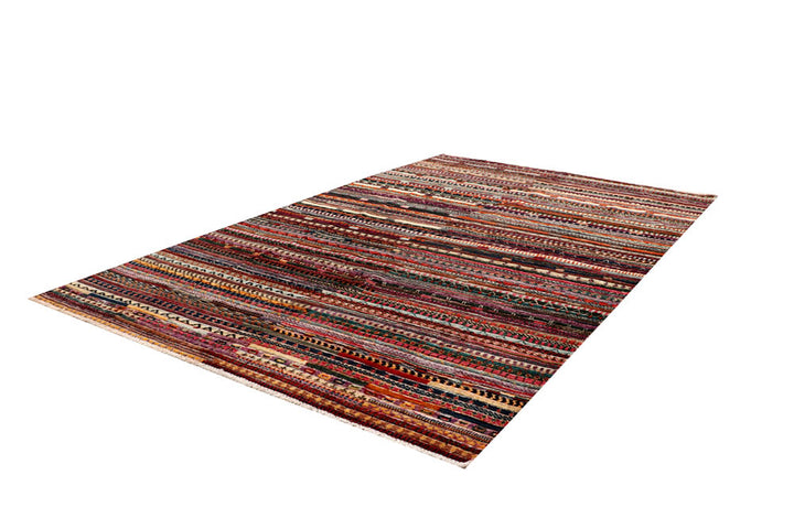 Multi Colored Gabbeh 5' 11 x 9' 1 - No. 61149 - ALRUG Rug Store