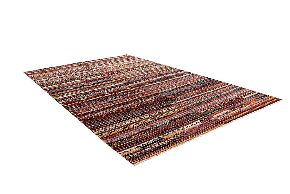 Multi Colored Gabbeh 5' 11 x 9' 1 - No. 61149 - ALRUG Rug Store