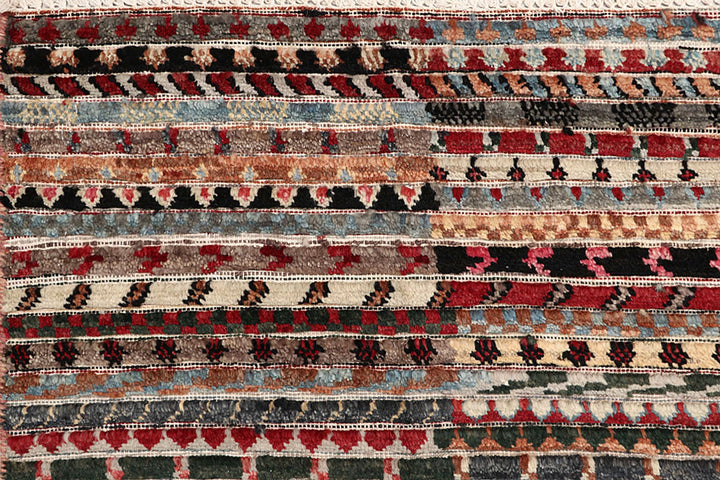Multi Colored Gabbeh 5' 4 x 7' 9 - No. 61150 - ALRUG Rug Store