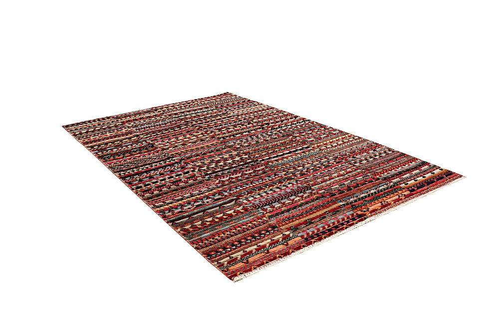 Multi Colored Gabbeh 5' 4 x 7' 9 - No. 61150 - ALRUG Rug Store