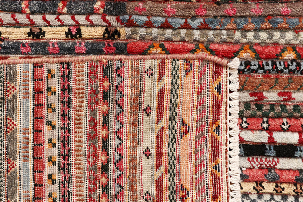 Multi Colored Gabbeh 5' 4 x 7' 9 - No. 61150 - ALRUG Rug Store