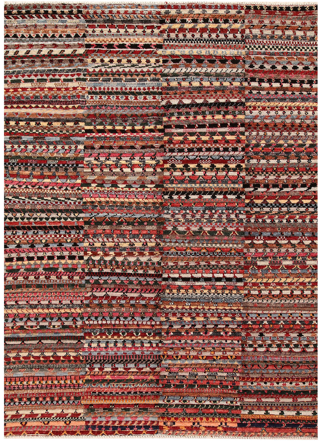 Multi Colored Gabbeh 5' 4 x 7' 9 - No. 61150 - ALRUG Rug Store