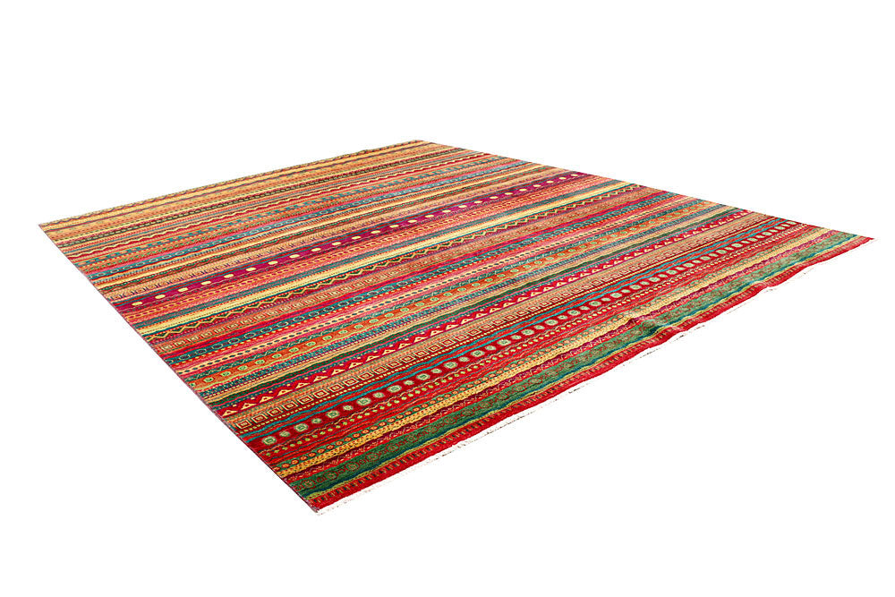 Multi Colored Gabbeh 8' x 9' 10 - No. 61154 - ALRUG Rug Store
