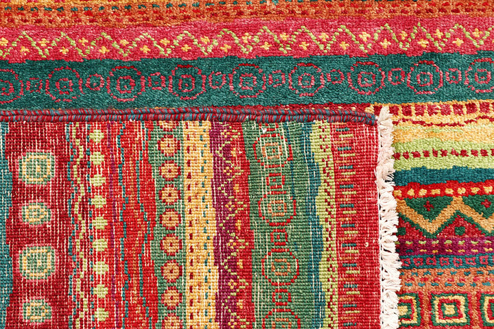 Multi Colored Gabbeh 8' x 9' 10 - No. 61154 - ALRUG Rug Store