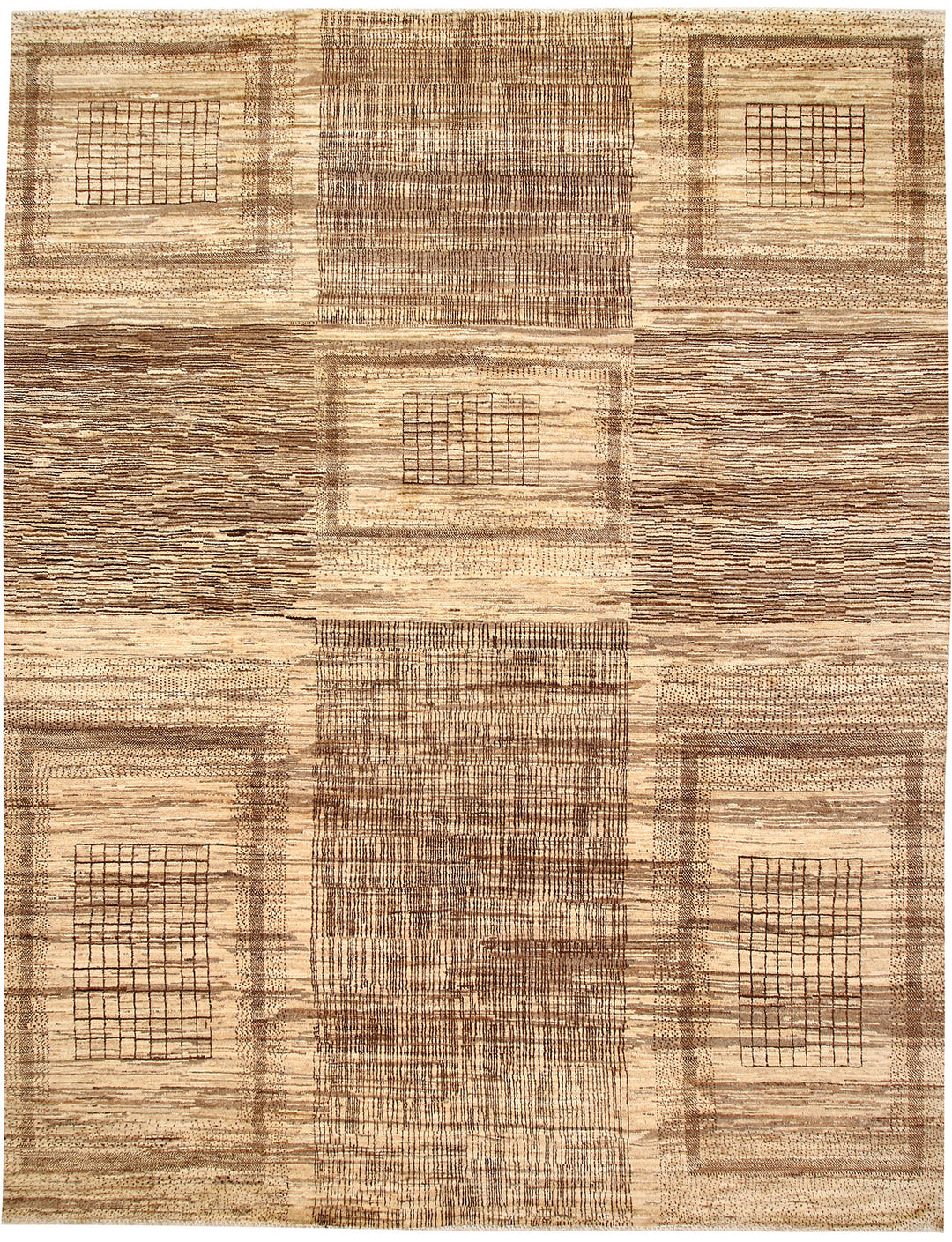 Tan Gabbeh 8' 1 x 10' 5 - No. 61155 - ALRUG Rug Store