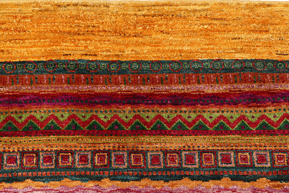 Multi Colored Gabbeh 7' 10 x 9' 6 - No. 61156 - ALRUG Rug Store