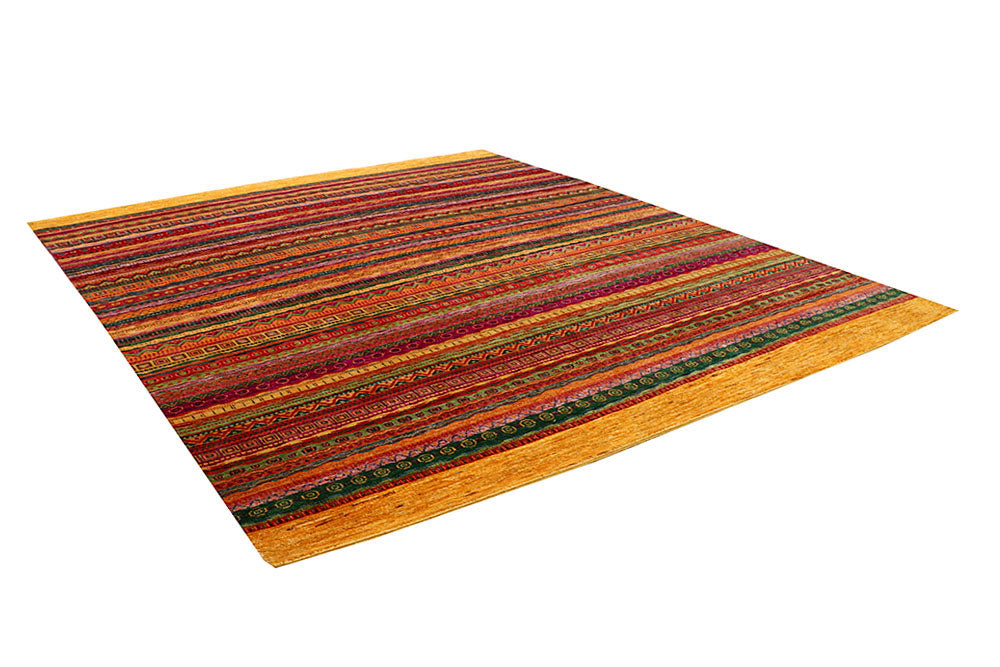 Multi Colored Gabbeh 7' 10 x 9' 6 - No. 61156 - ALRUG Rug Store