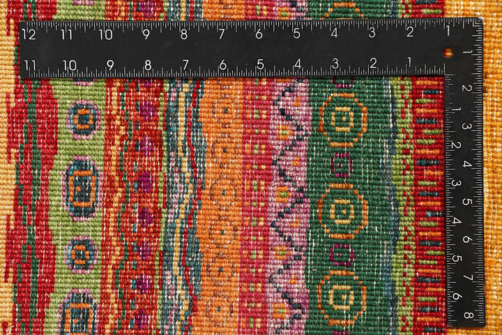 Multi Colored Gabbeh 7' 10 x 9' 6 - No. 61156 - ALRUG Rug Store
