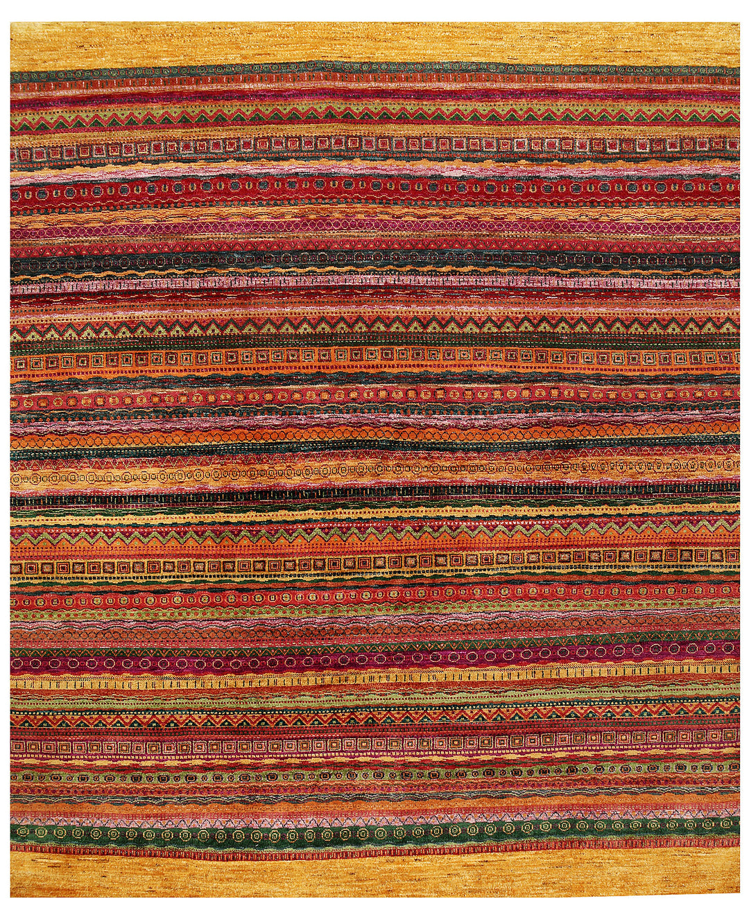 Multi Colored Gabbeh 7' 10 x 9' 6 - No. 61156 - ALRUG Rug Store