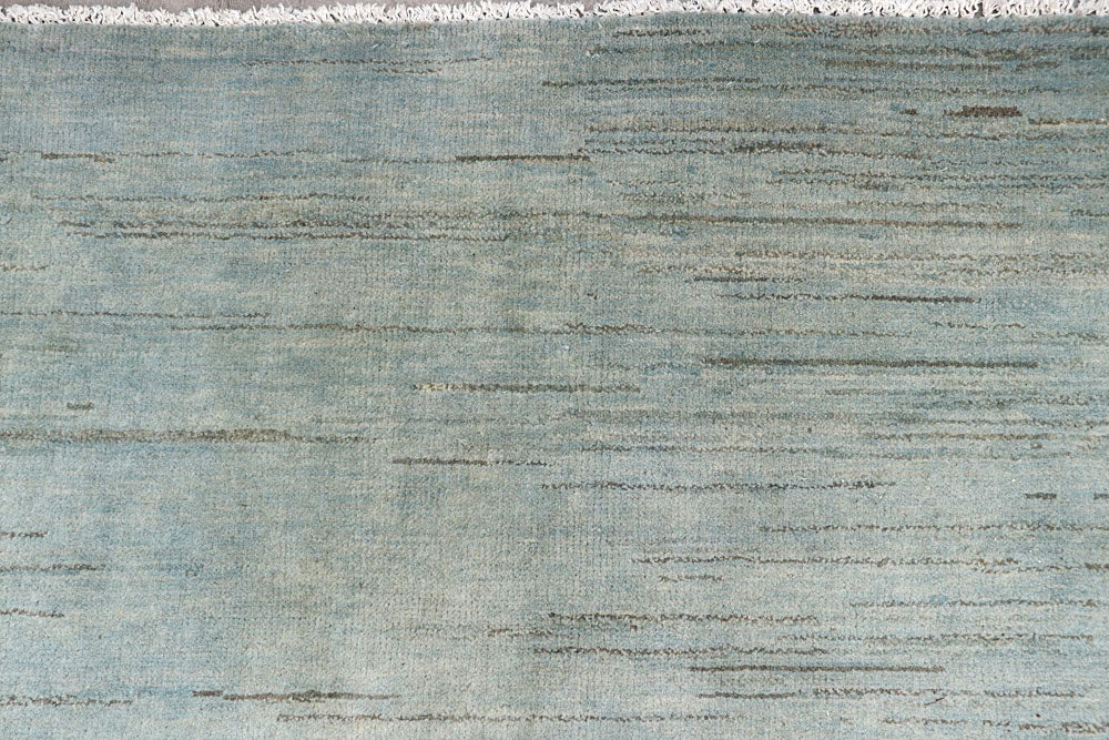 Cadet Blue Gabbeh 10' x 14' 3 - No. 61159 - ALRUG Rug Store
