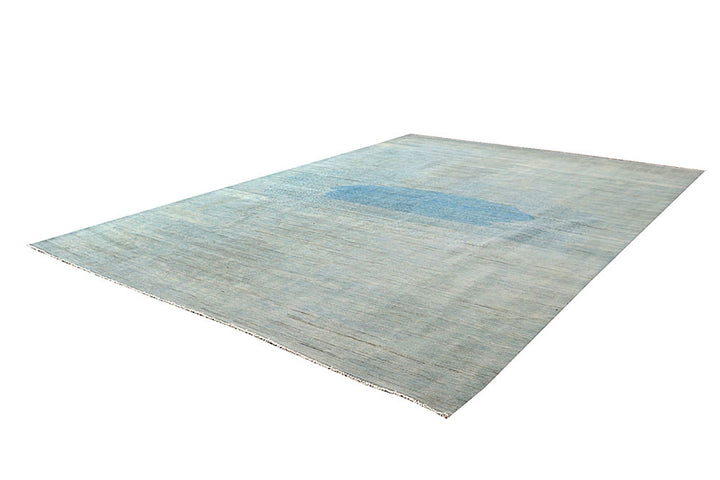 Cadet Blue Gabbeh 10' x 14' 3 - No. 61159 - ALRUG Rug Store