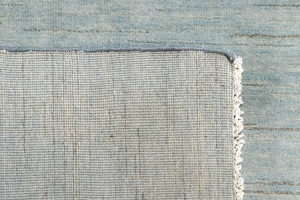 Cadet Blue Gabbeh 10' x 14' 3 - No. 61159 - ALRUG Rug Store