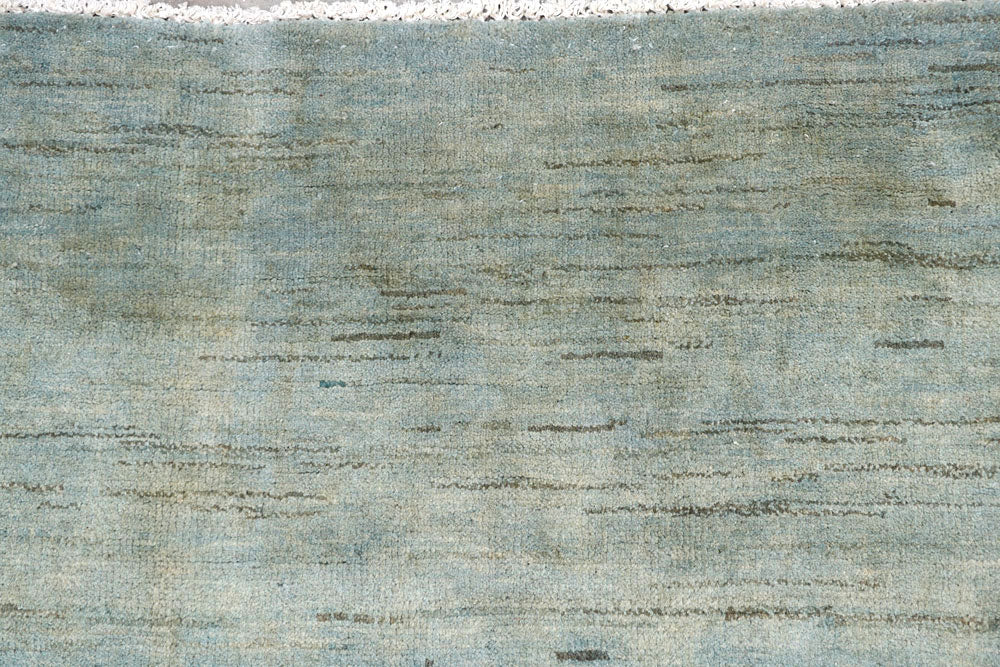 Cadet Blue Gabbeh 8' 10 x 11' 11 - No. 61160 - ALRUG Rug Store