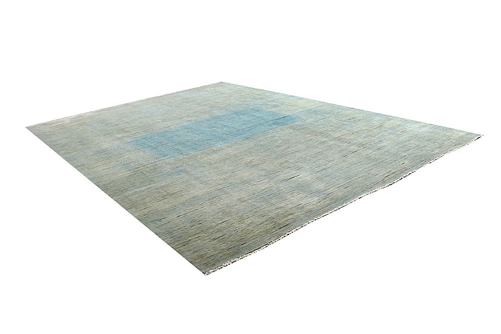 Cadet Blue Gabbeh 8' 10 x 11' 11 - No. 61160 - ALRUG Rug Store