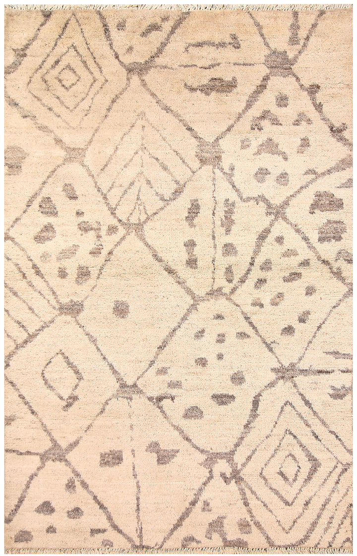 Bisque Gabbeh 3' 11 x 6' 1 - No. 61161 - ALRUG Rug Store