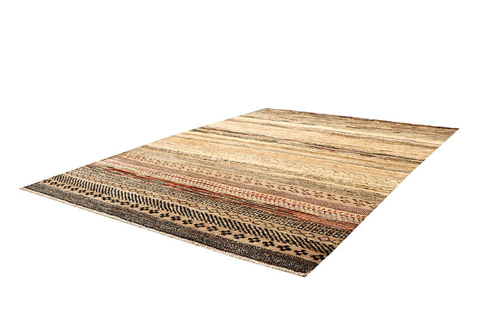 Blanched Almond Gabbeh 4' 9 x 6' 5 - No. 61162 - ALRUG Rug Store