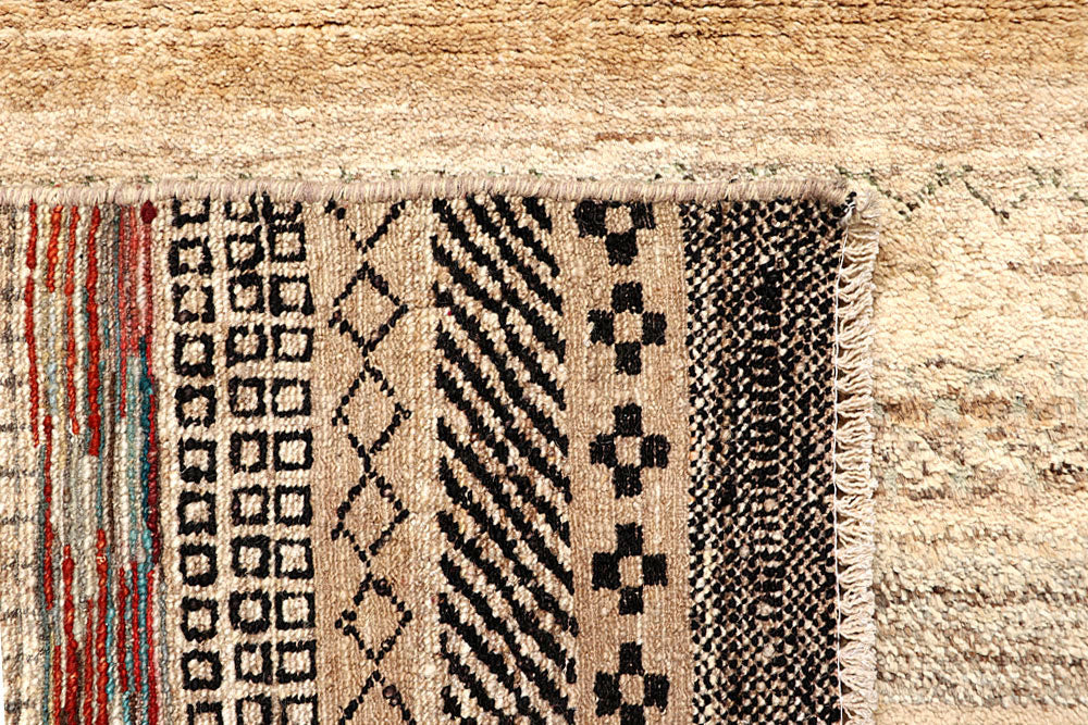 Blanched Almond Gabbeh 4' 9 x 6' 5 - No. 61162 - ALRUG Rug Store