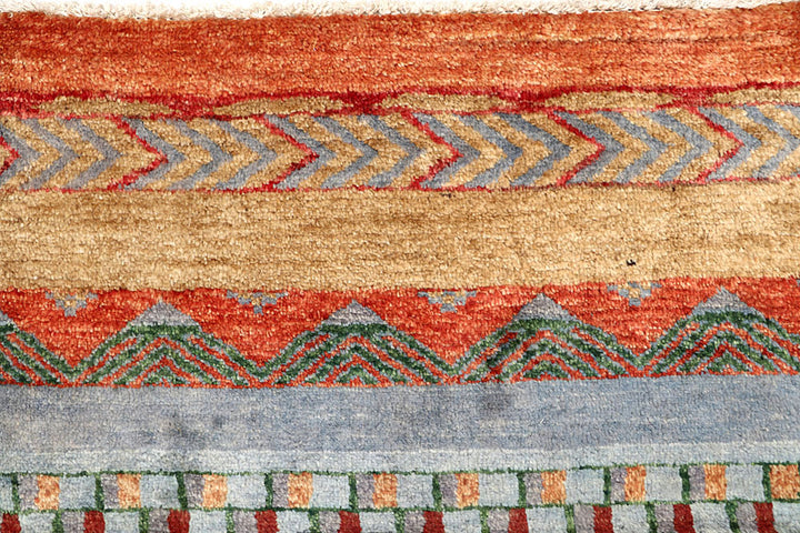 Multi Colored Gabbeh 4' 8 x 6' 5 - No. 61163 - ALRUG Rug Store