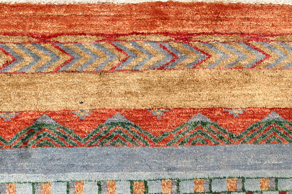 Multi Colored Gabbeh 4' 8 x 6' 5 - No. 61163 - ALRUG Rug Store