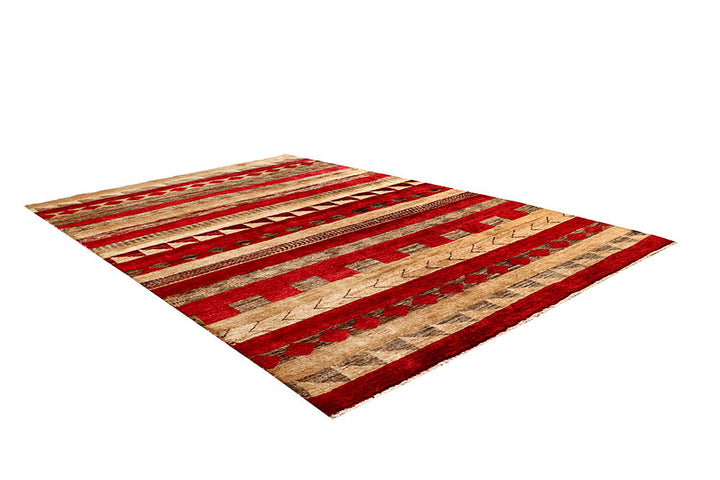 Multi Colored Gabbeh 4' 6 x 6' 8 - No. 61166 - ALRUG Rug Store