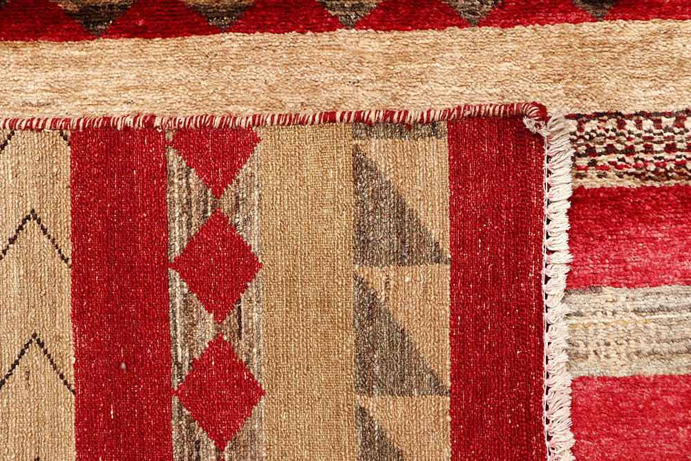 Multi Colored Gabbeh 4' 6 x 6' 8 - No. 61166 - ALRUG Rug Store