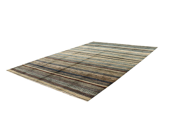 Multi Colored Gabbeh 6' 5 x 9' 9 - No. 61170 - ALRUG Rug Store