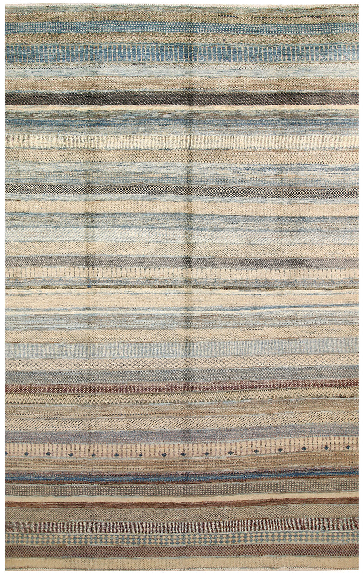 Multi Colored Gabbeh 6' 5 x 9' 9 - No. 61170 - ALRUG Rug Store