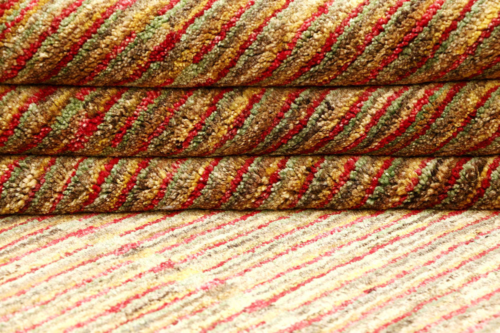 Multi Colored Gabbeh 8' x 10' 6 - No. 61173 - ALRUG Rug Store