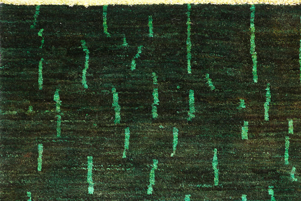 Green Gabbeh 7' 10 x 10' 1 - No. 61176 - ALRUG Rug Store