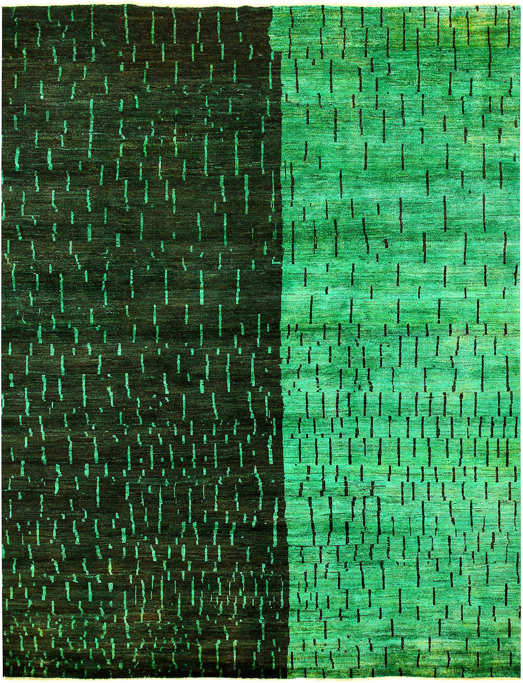 Green Gabbeh 7' 10 x 10' 1 - No. 61176 - ALRUG Rug Store