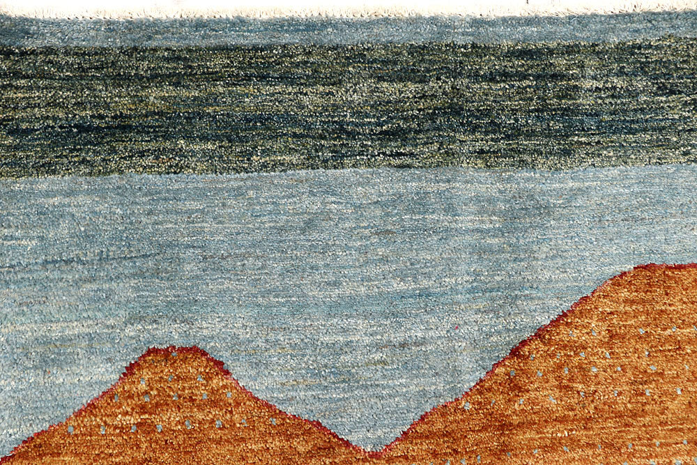 Multi Colored Gabbeh 8' 1 x 10' 4 - No. 61177 - ALRUG Rug Store