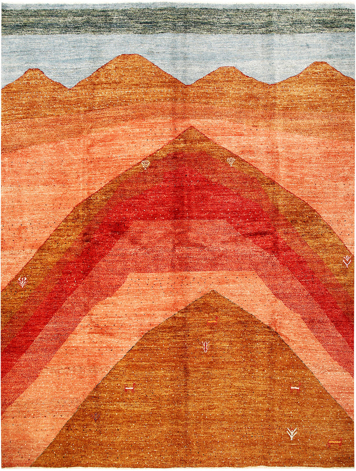 Multi Colored Gabbeh 8' 1 x 10' 4 - No. 61177 - ALRUG Rug Store