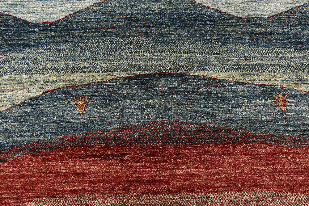 Multi Colored Gabbeh 7' 11 x 9' 10 - No. 61178 - ALRUG Rug Store